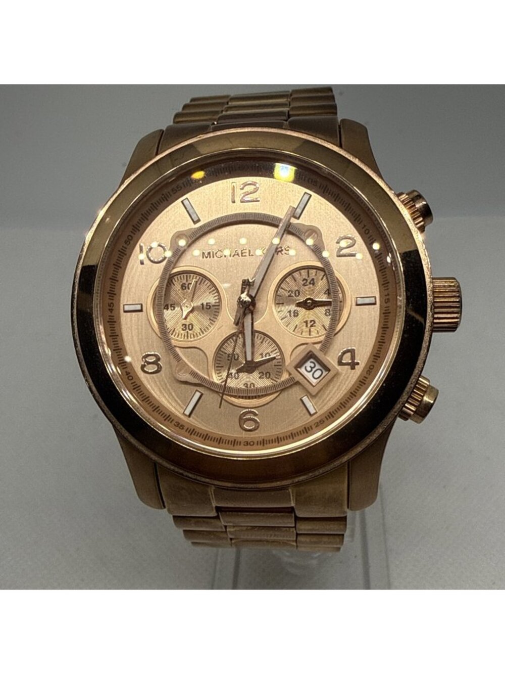 Michael Kors Runway Chronograph Rose Gold-Tone Women's Watch MK8096